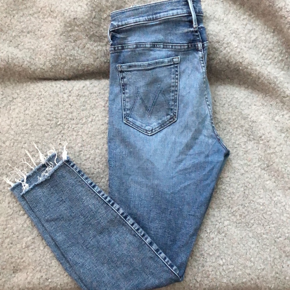 Mother Denim - THE STUNNER ANKLE FRAY SKINNY JEANS